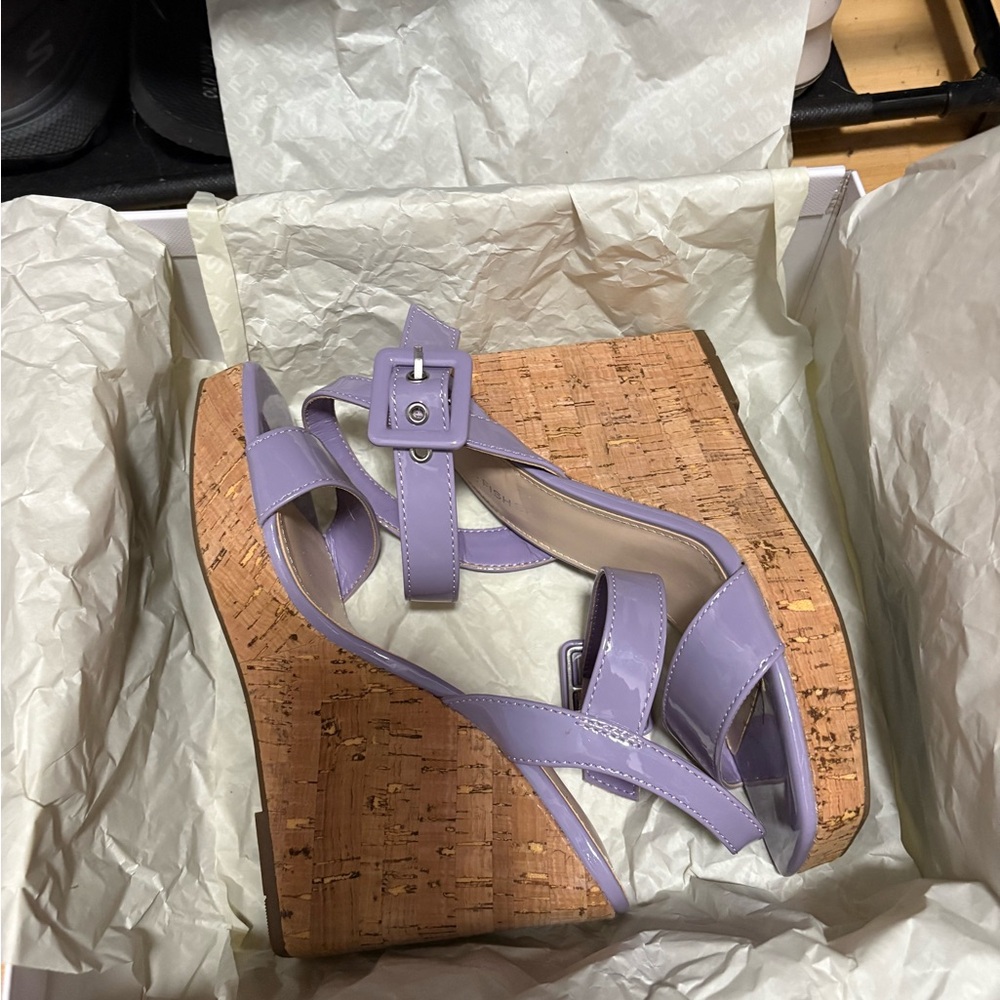 Marc Fisher Purple Wedges